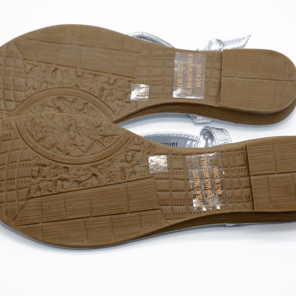 MELLY Child's Silver Rhinestone Sandals - Picture 5 of 5